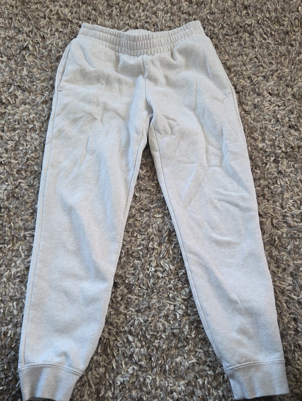 Puma Light Gray Women's Jogger Track Pants